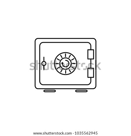 Safe for money icon