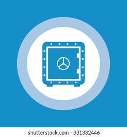 Safe money icon . Vector illustration