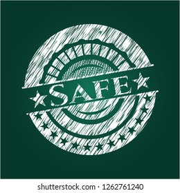 Safe on blackboard