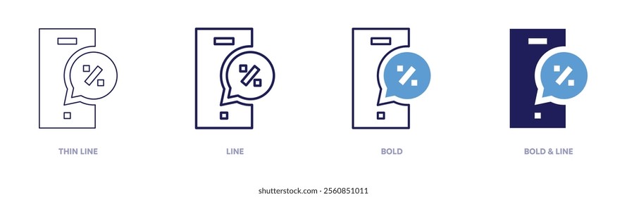 Safe online shopping icon in 4 different styles. Thin Line, Line, Bold, and Bold Line. Duotone style. Editable stroke.