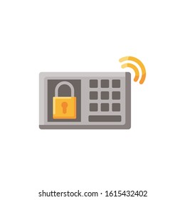 safe padlock isolated icon desing vector illustration