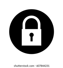 safe padlock isolated icon vector illustration design