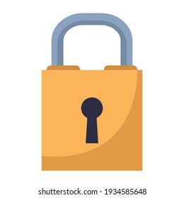 icono de seguridad de candado aislado