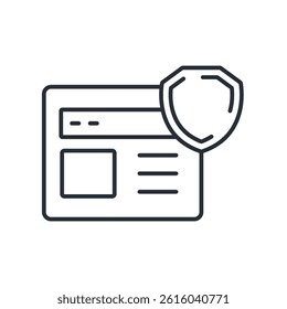 safe page icon collection .design style with background