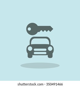 Safe parking pictogram