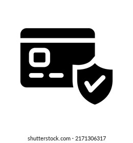 Design-Illustration des Vektorsymbol-Symbols für sichere Zahlungen