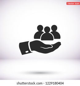 safe peoples. icon. Vector Eps 10