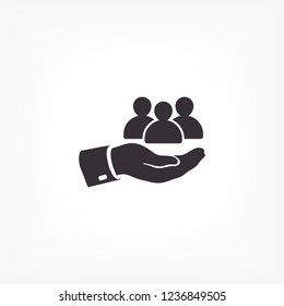 safe peoples. icon. Vector Eps 10
