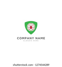 Safe from pest Logo Template Design Vector, Emblem, Design Concept, Creative Symbol, Icon - Vector 
