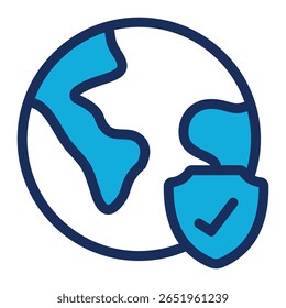 Proteger O Elemento Planet Icon Para Design
