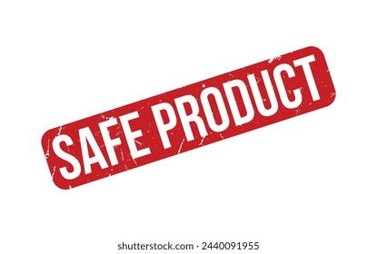 Safe Product rubber grunge stamp seal vector