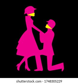 Safe Relationship Illustration Vector Design
