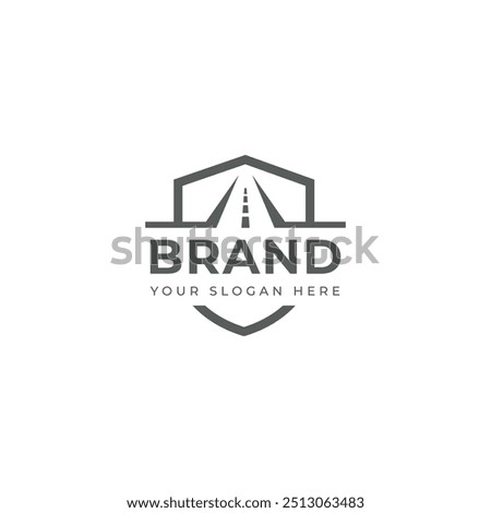 Safe Road logo design. Safe transportation logo.