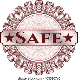 Rosette seguro (empleo de estilo de dinero)