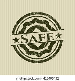 Safe rubber seal
