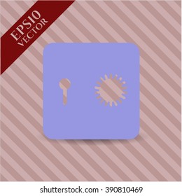 Safe (Safety deposit box) icon vector illustration