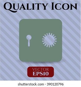 Safe (Safety deposit box) vector symbol