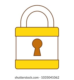 safe secure padlock icon