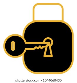 safe secure padlock icon