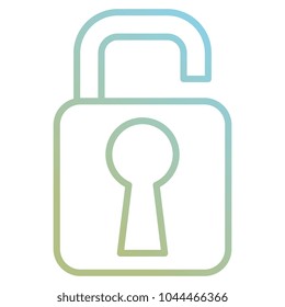 safe secure padlock icon