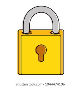 safe secure padlock icon