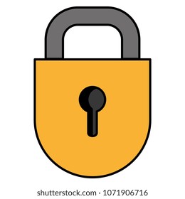 safe secure padlock icon