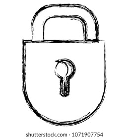 safe secure padlock icon