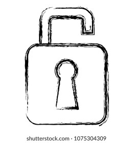 safe secure padlock icon