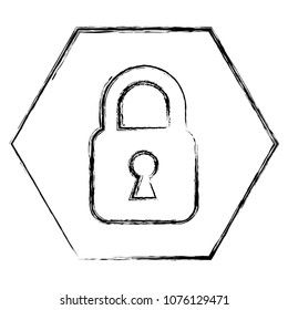 safe secure padlock icon