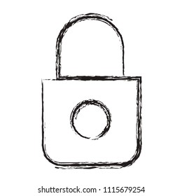 safe secure padlock icon