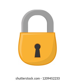 safe secure padlock icon