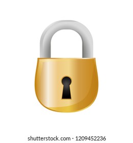 safe secure padlock icon