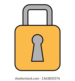 safe secure padlock icon