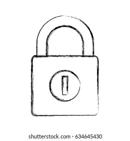 safe secure padlock icon