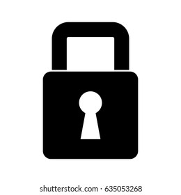 safe secure padlock icon