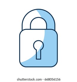 safe secure padlock icon