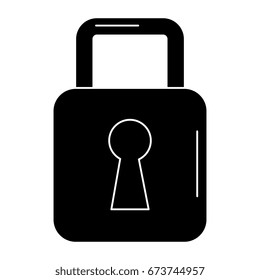 safe secure padlock icon