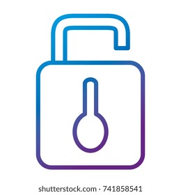 safe secure padlock icon