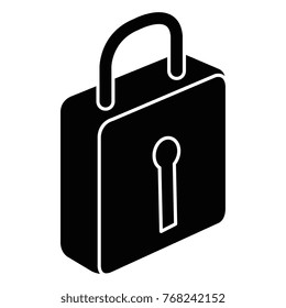 safe secure padlock icon
