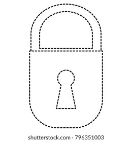 safe secure padlock icon