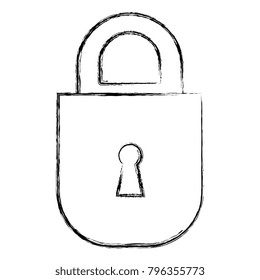 safe secure padlock icon