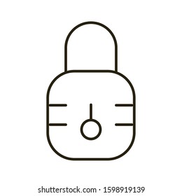 safe secure padlock isolated icon vector illustration design