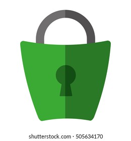 safe secure padlock isolated icon vector illustration design