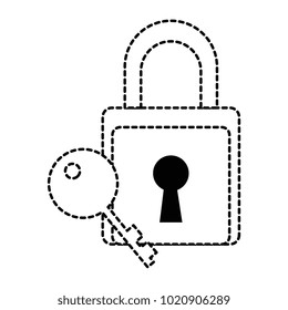 safe secure padlock with key