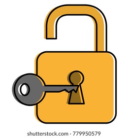 safe secure padlock with key