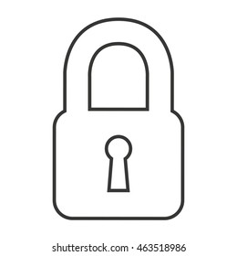 safe secure padlock security isolated icon vector illustration design