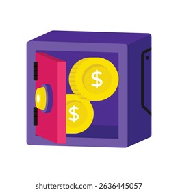Icono de estilo de Vector bancario seguro. Archivo Eps 10