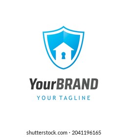 Safe Security House Logo Emblem