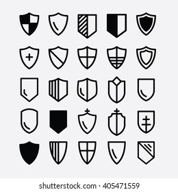 Safe, Shield, Guard, Protection, Security. Icon vector.