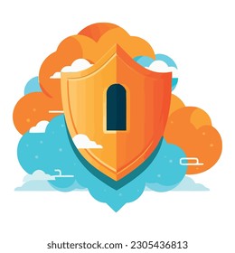Safe shield for success isolated